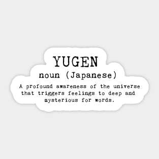 YUGEN (Japanese) Sticker